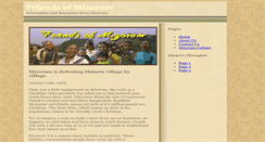 Desktop Screenshot of friends-of-mizoram.org